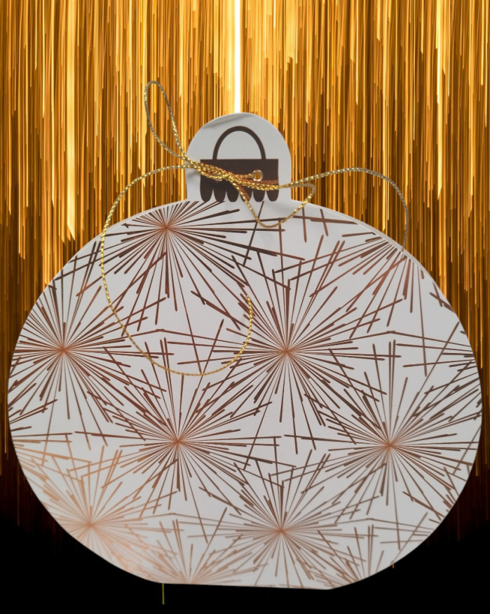 BOULE DE NOËL GARNIE DE BONBONS DE CHOCOLAT