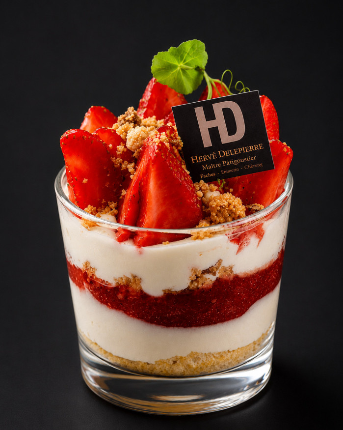 Tiramisu aux fraises 