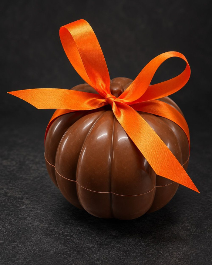 CITROUILLE CHOCOLAT GARNIE DE FRITURE HALLOWEEN