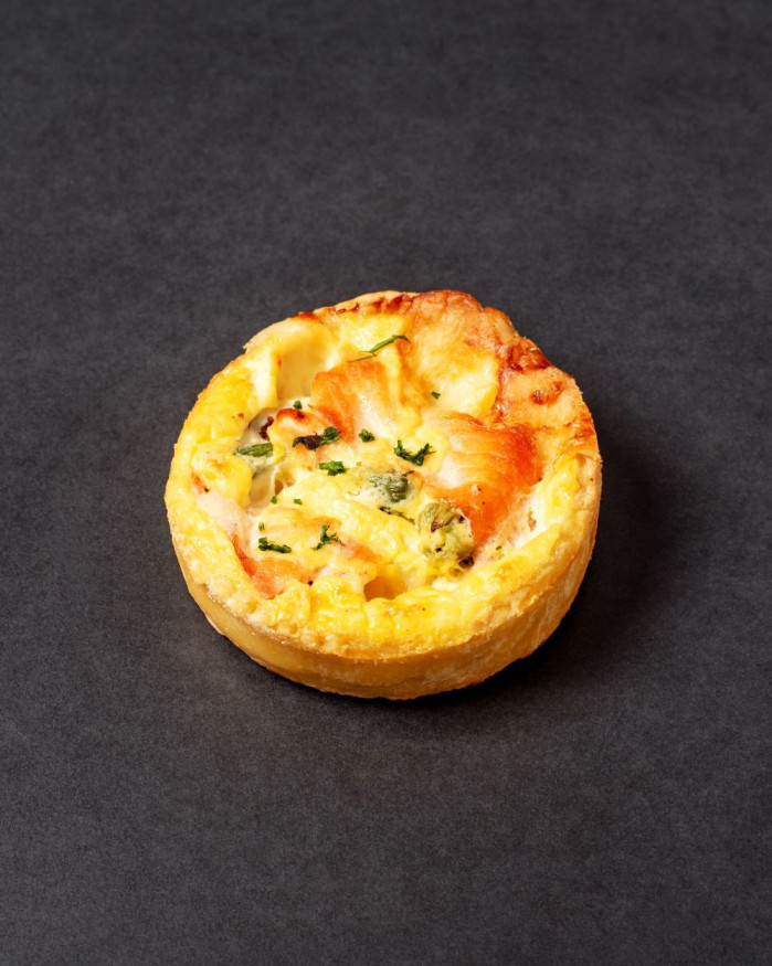 Quiche aux saumon asperges