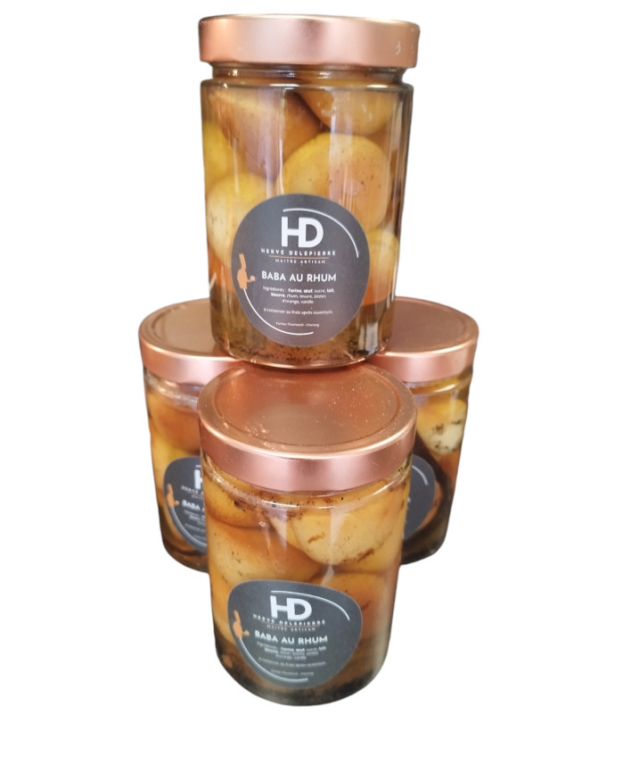 Bocal Baba au rhum 